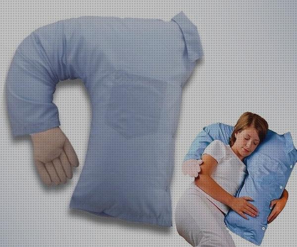 Review de almohada hombre brazo