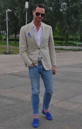 Las mejores marcas de blazer blazer beige hombre elegante