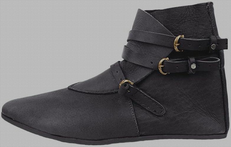 Las mejores Más sobre botas hombre trappeur babuchas hombre botas hombre medievales con hebillas