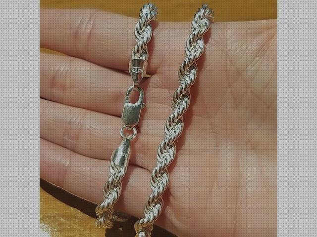 Las mejores cadena hombre cadena y pulsera de plata hombre 50 cm