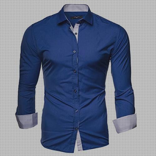 Opiniones de las 6 mejores Camisas Azules Electricos De Hombres