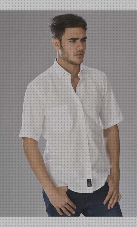 Las mejores blancos camisas camisa blanca lino hombre