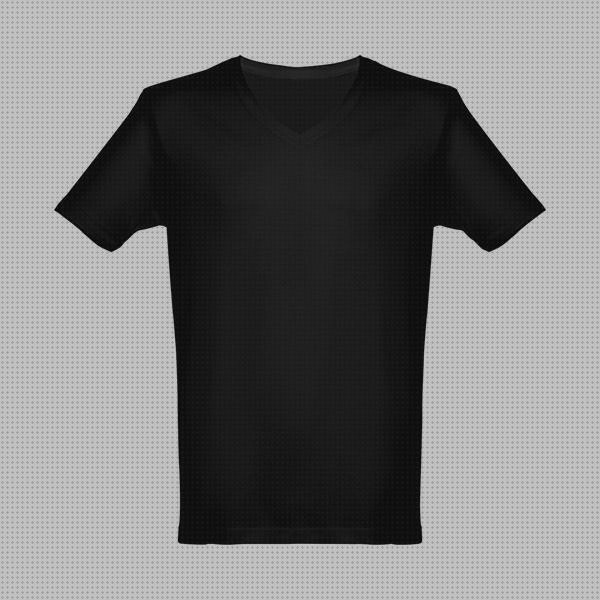 Las mejores marcas de camisetas negras hombre camisetas camiseta negra de cuello pico hombre