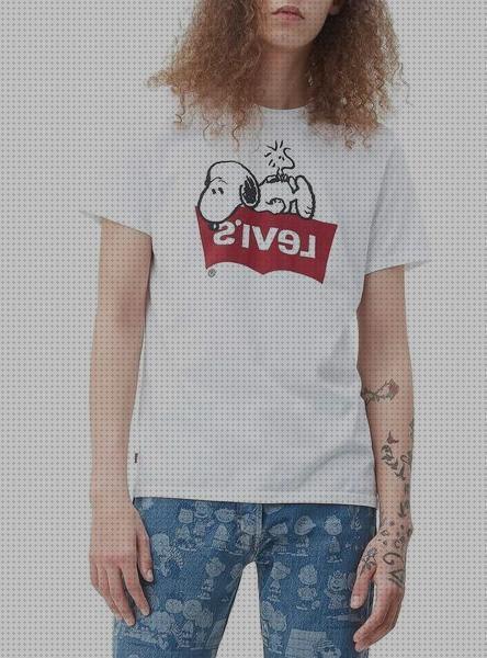 Las mejores levis camiseta levis snoopy hombre