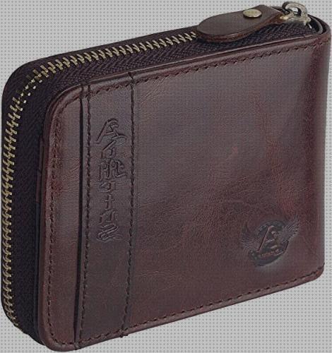 Review de cartera hombre marron elegante