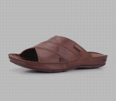 Review de chanclas hombre piel