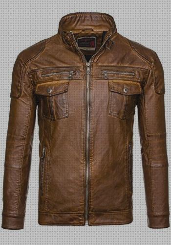 Las mejores pieles chaquetas chaqueta piel marron hombre