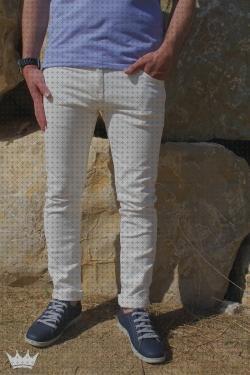 Las mejores marcas de pantalon regular fit hombre vaquero blanco