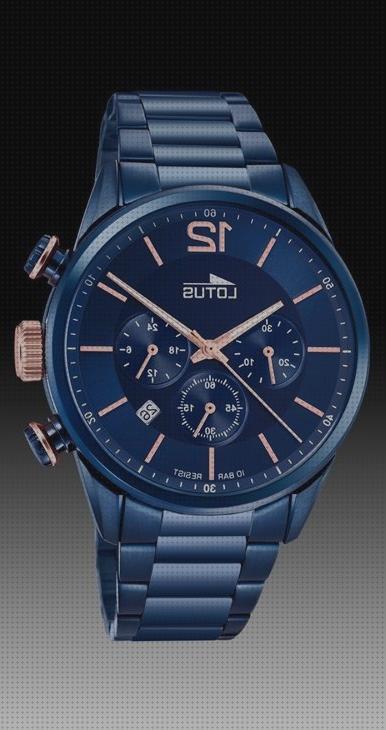 Las mejores lotus reloj lotus hombre azul