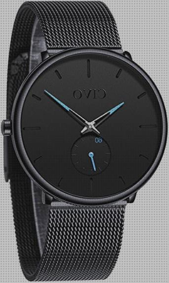 ¿Dónde poder comprar negros relojes reloj negro hombre elegante?