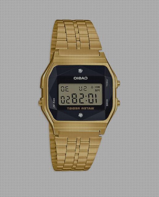 Las mejores relojes hombres relojes digitales dorados hombres