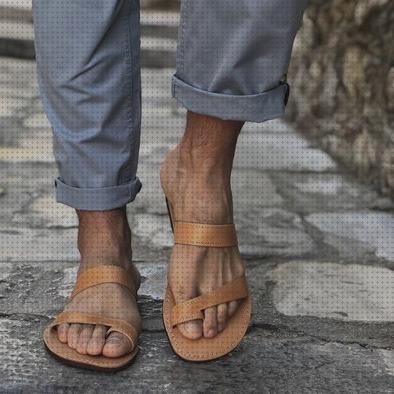 Review de sandalias cuero oferta hombre