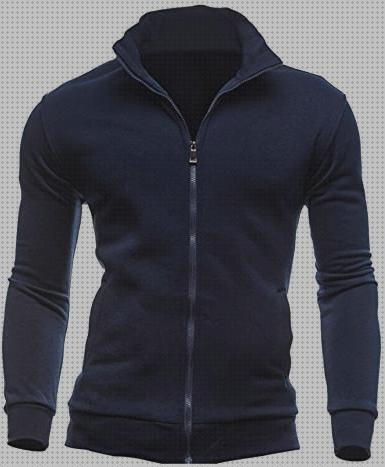 ¿Dónde poder comprar sudadera sudadera elegante con cremallera y sin capucha hombre?