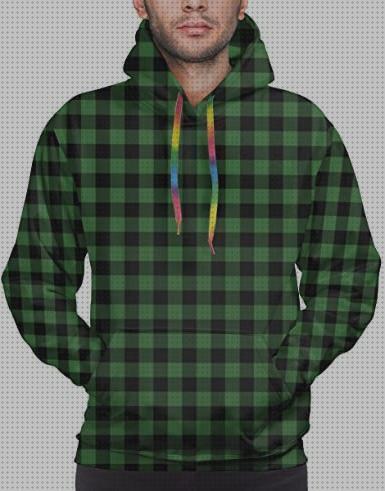 Review de sudadera hombre de cuadros