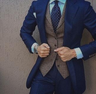 Los mejores 15 Trajes Azules De Lanas Elegantes De Hombres