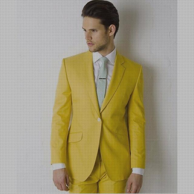 Opiniones de los 17 mejores Trajes De Hombres Amarillos