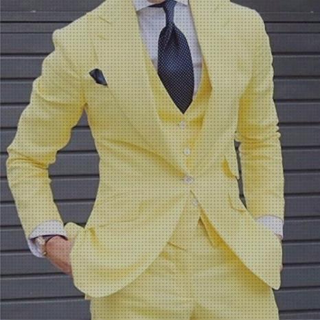 Las mejores trajes traje hombre amarillo