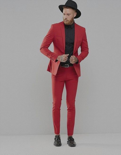 Las mejores trajes traje rojo hombre