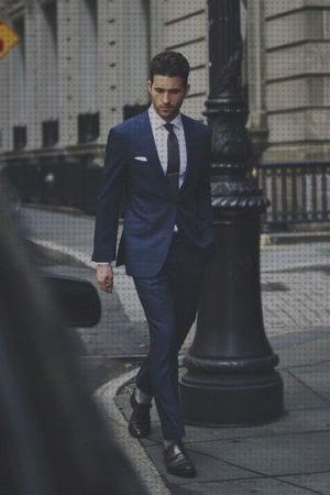 Las mejores trajes elegantes trajes de hombre azul elegantes